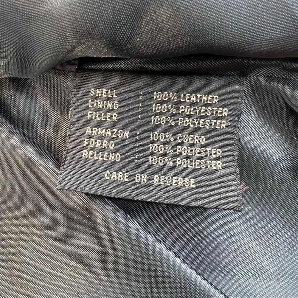 Siena Women’s Black Quilted Leather Jacket - Picture 11 of 11